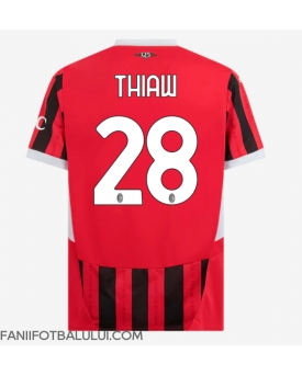 AC Milan Malick Thiaw #28 Tricou Fotbal Replică 2024-25 Barbati Acasa